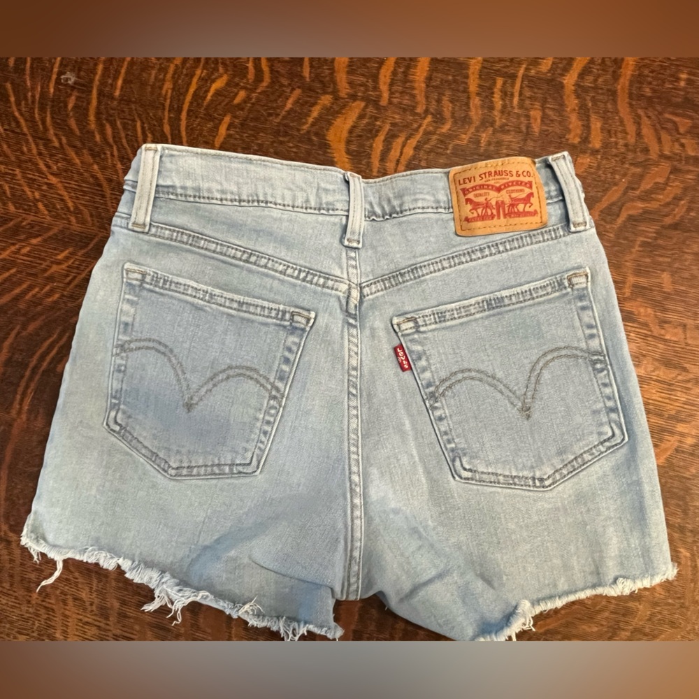 Levi’s Blue Jean Shorts Distressed Cut-Off Style